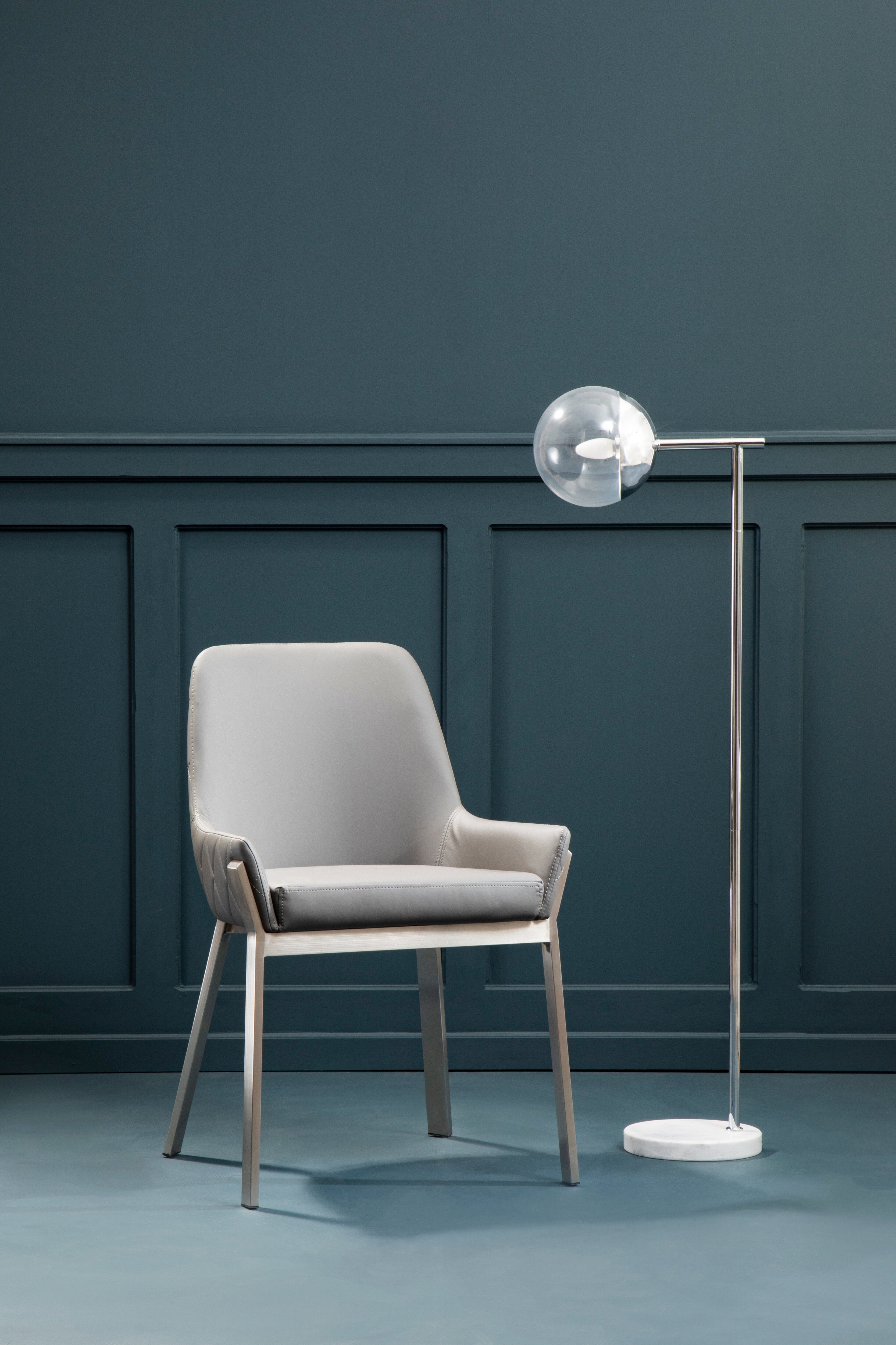 Kidston Chrome Finish Floor Lamp